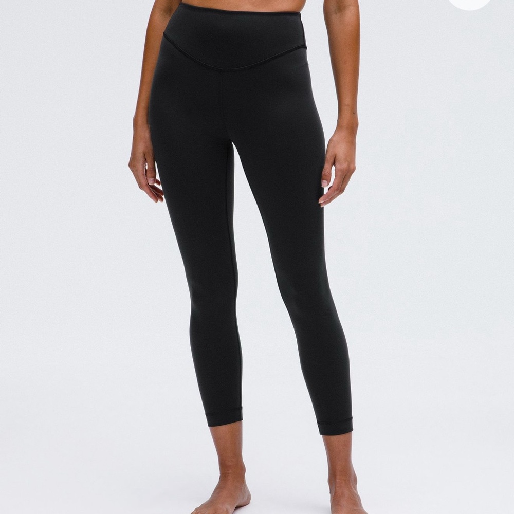 Wunder Under SmoothCover size 10  Black HR Tight 25”inseam
